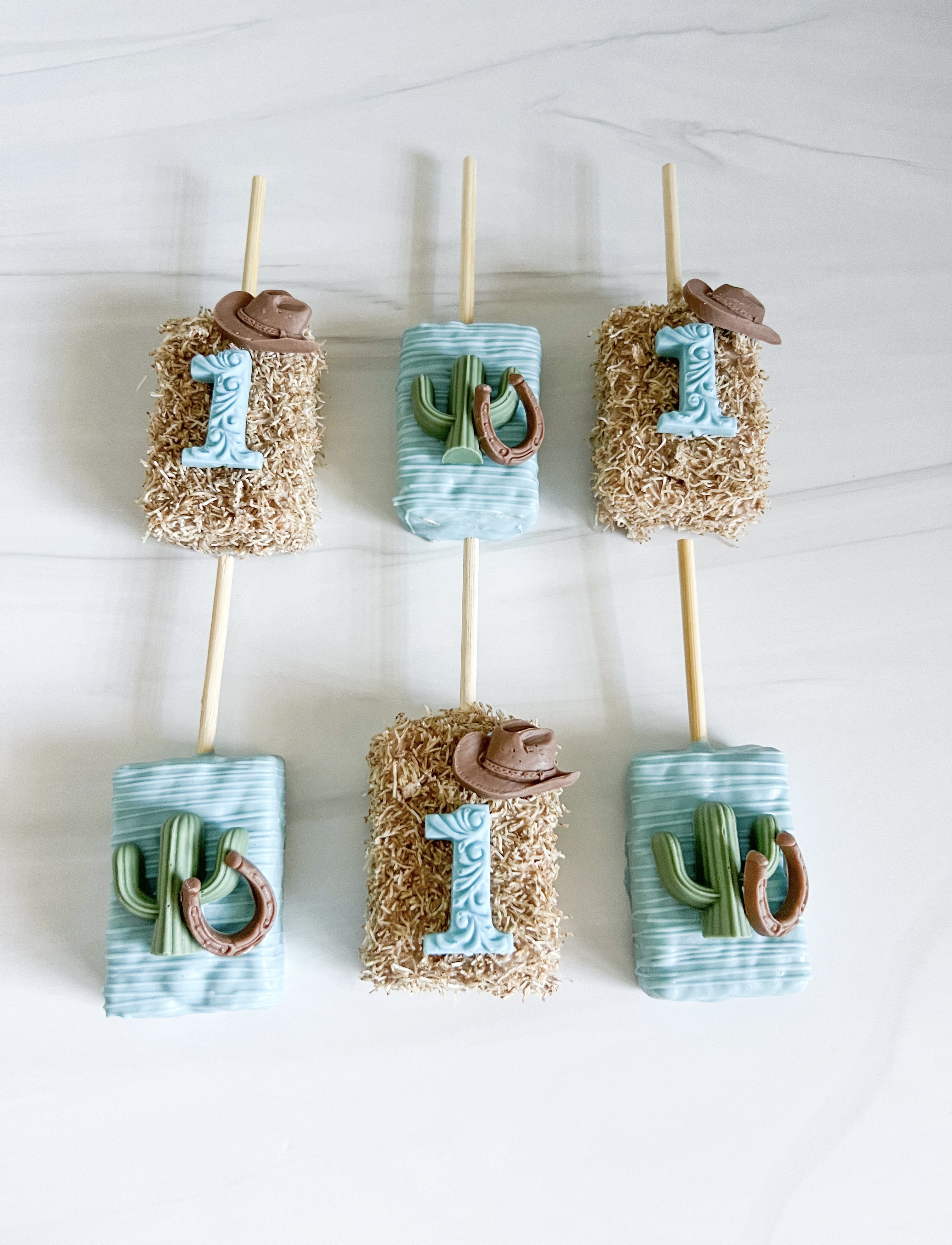 Dipped Rice Krispies Treats