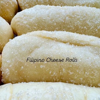 Cheese Rolls with Real Filipino Cheese Custard Filling (Pack of 4)