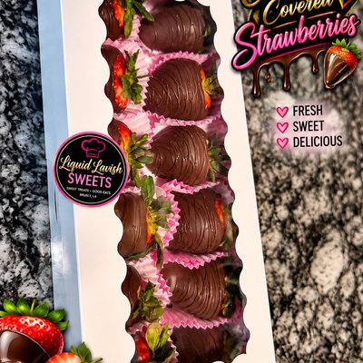 6 Chocolate Covered Berries 