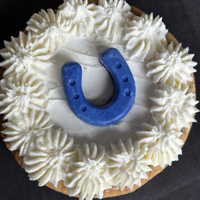 4in Colts Mini Cookie Cake Single
