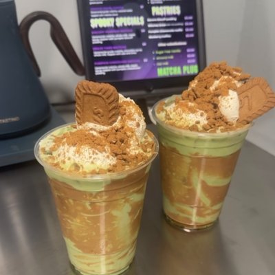 Banana Biscoff  matcha