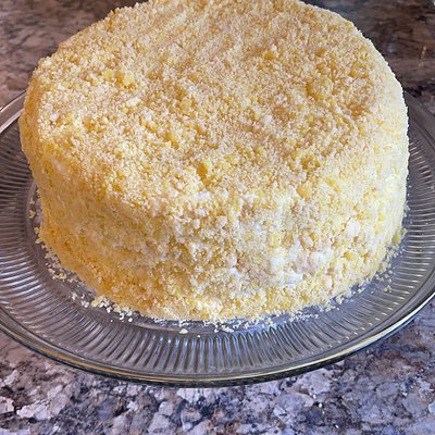 Lemon 🍋 Crunch Cake