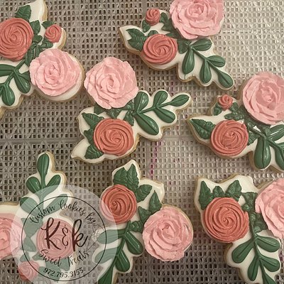 Single Floral Cookie Gift