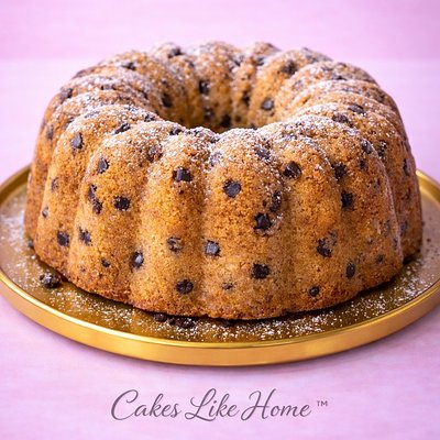 GOLDEN BUTTER  CHOCOLATE CHIP CAKE