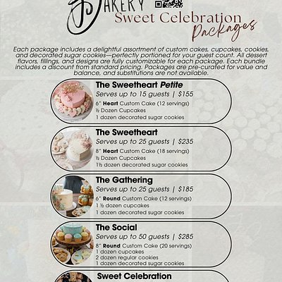 The Sweetheart Petite Package-15 Guests