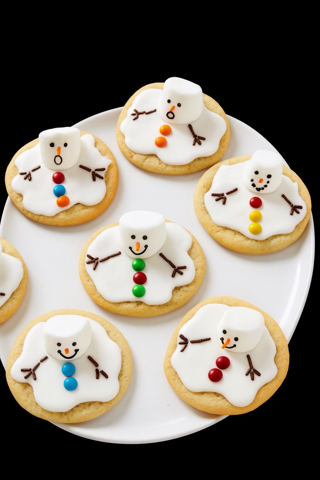 Melted Snowman Cookies (12)