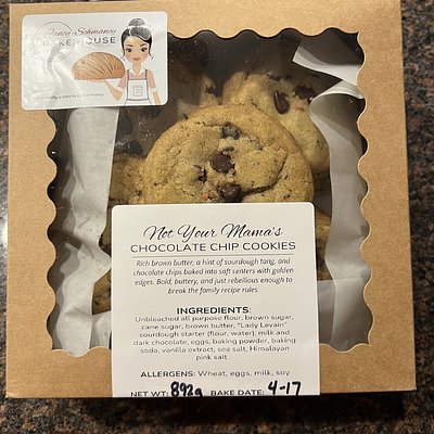 Not Your Mama’s Chocolate Chip Cookies (Half Dozen)