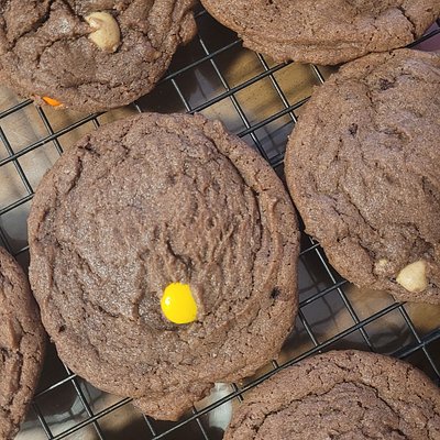 Reeses Pieces Chocolate Cookies (Qty 6)