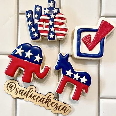 Election Day Sugar Cookies