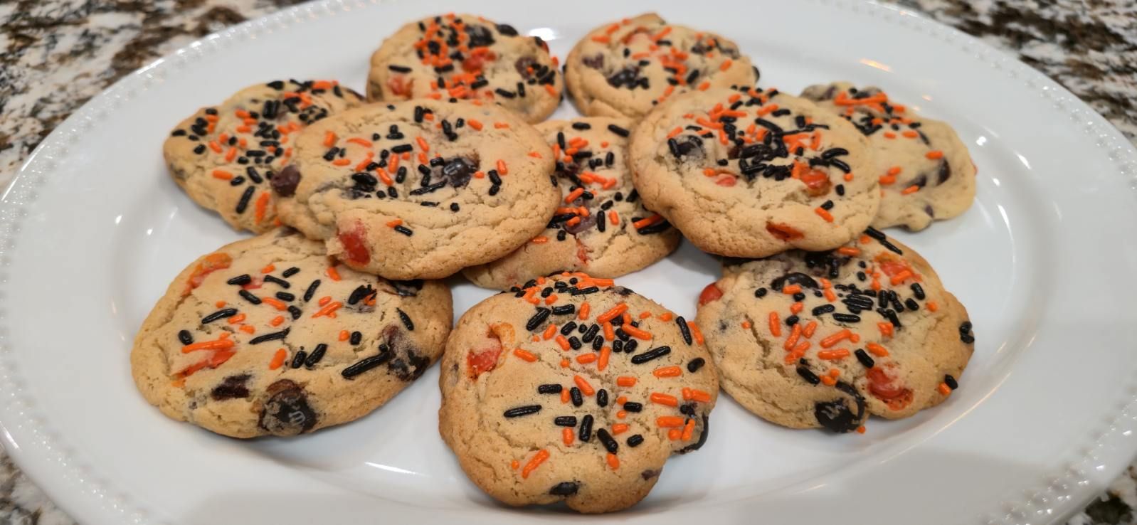M&M Chocolate Chip Cookies - Half Dozen