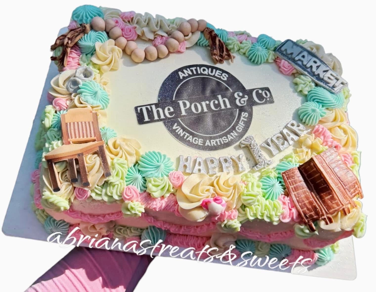 1/4 Sheet Cake (20-24 Servings)
