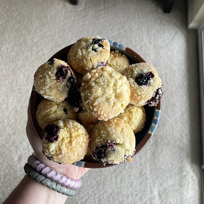 Sourdough Lemon Blueberry Muffin Minis (12-pack)