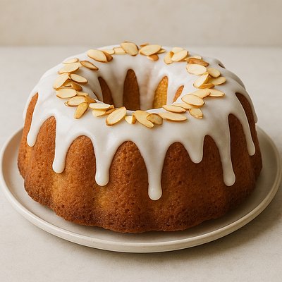Almond Amaretto Bundt Cake 