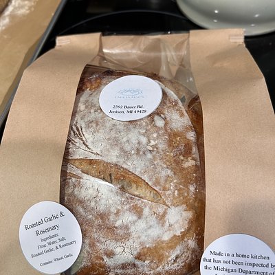 Roasted Garlic & Rosemary Sourdough