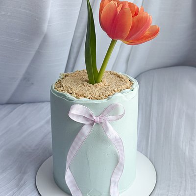 4in Single Stem Cake - Mother’s Day