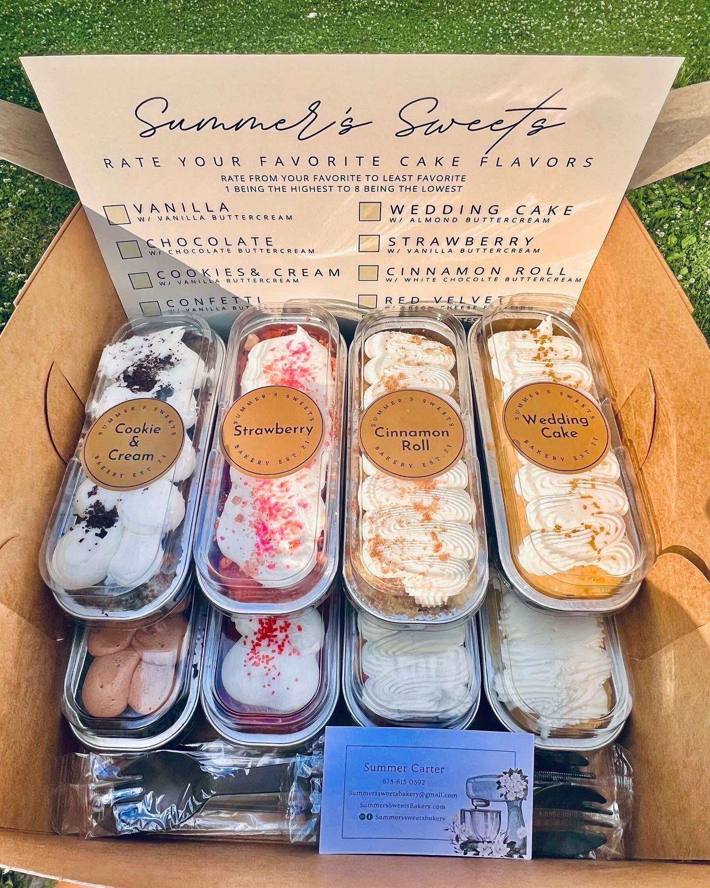 Wedding Cake Tasting Box 