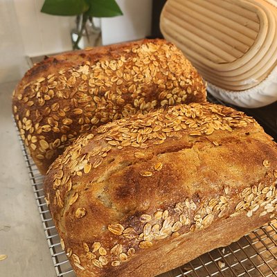 Honey Oat Whole Wheat Loaf