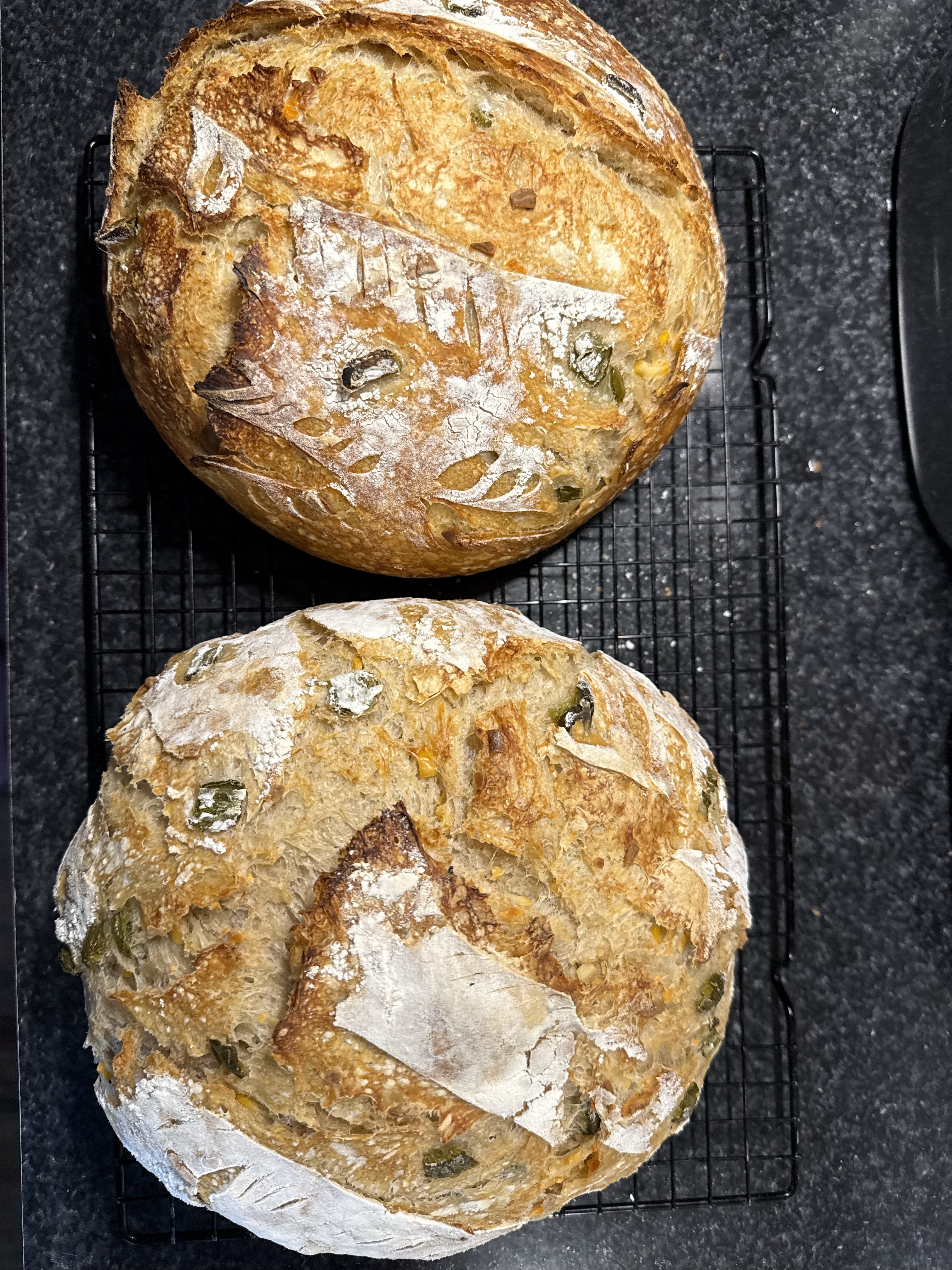 Artisan Jalapeño Colby Jack Sourdough Bread