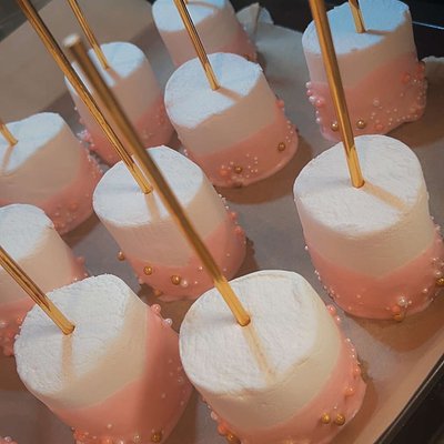 Chocolate Dipped Marshmallows (1 Dz)