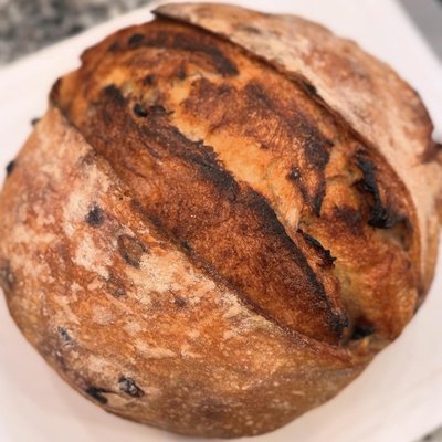 Blueberry Cinnamon Sugar Sourdough Boule