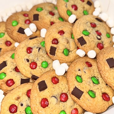 M&M Chocolate Chip Cookies!