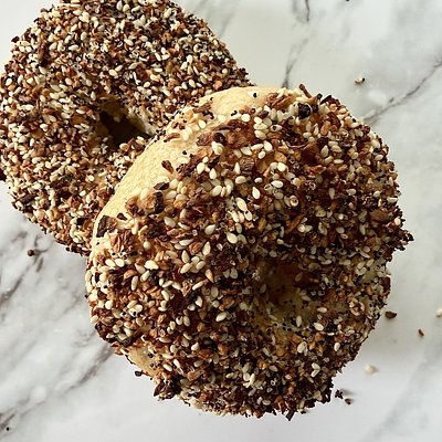 Sourdough Everything Bagels