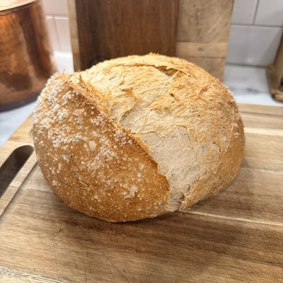 Rosemary Sea Salt Sourdough Boule