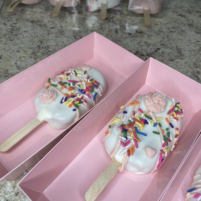 Birthday Cake Cakesicles