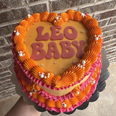 Heart Custom cake 