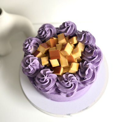 Ube leche flan Cake 