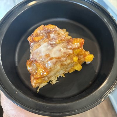 Peach Fritter Focaccia 