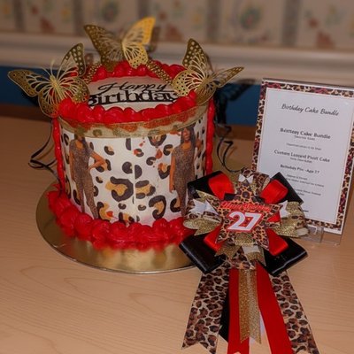 6 Inch Cake And Ribbon Bundle