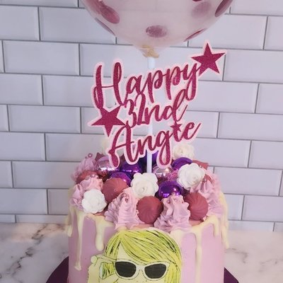 Taylor Swift Cake 6 In Three Layers 