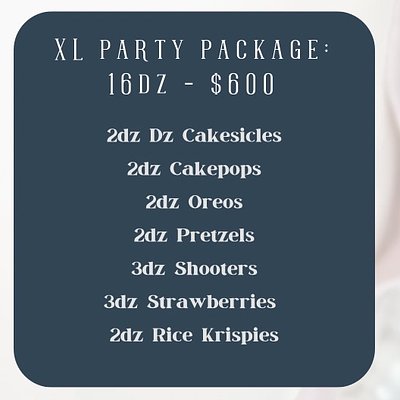 XL Party Package - 16 Dozen