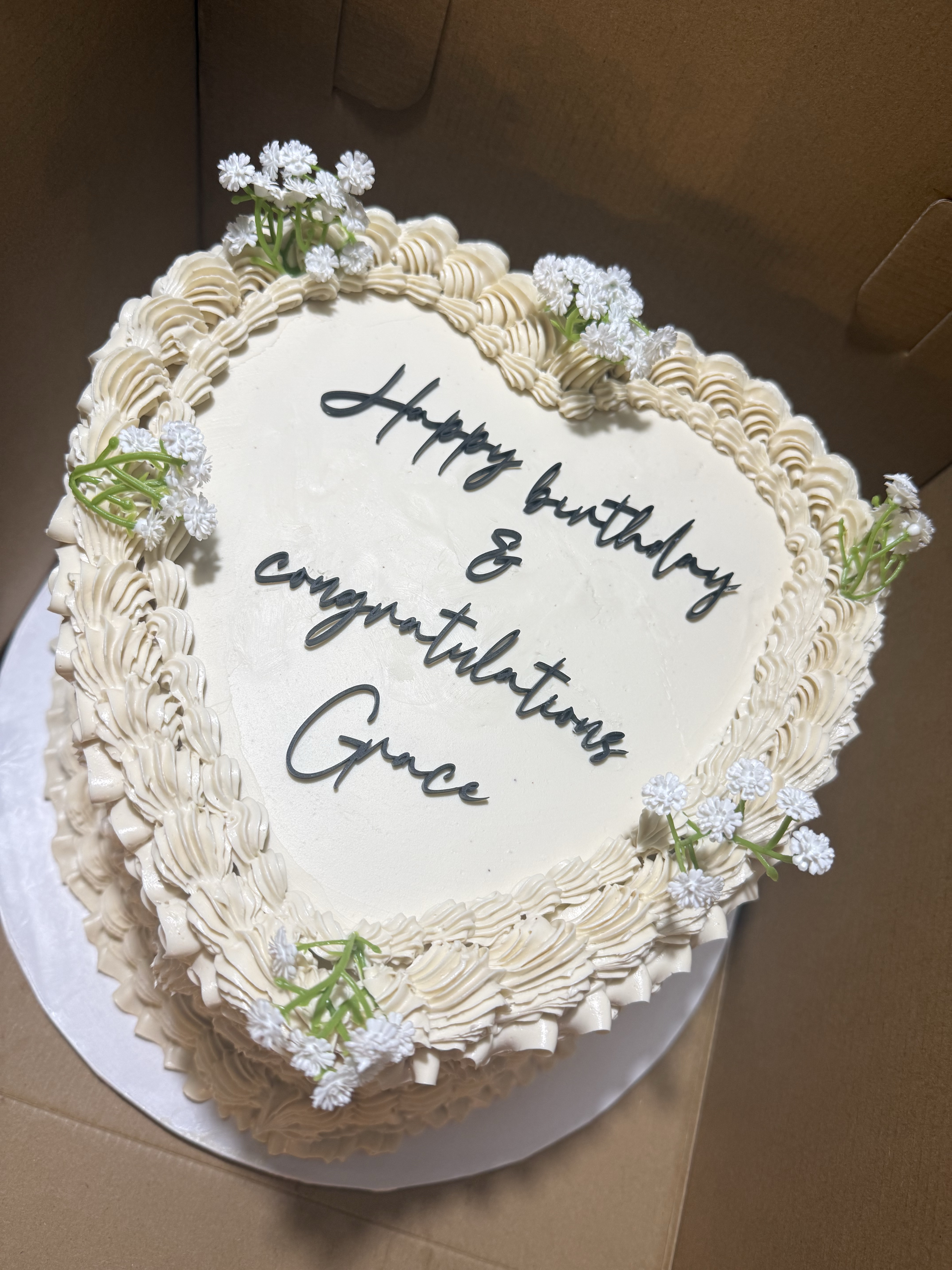 10” Heart Cake - 3 Layers