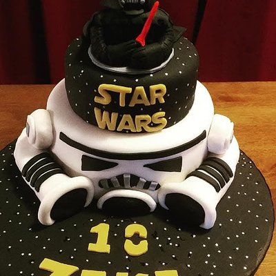 Fondant 2 Tier- 6/8 Inch Cake
