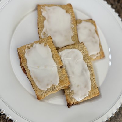 Sourdough Strawberry Frosted Poptarts • 4 Pack