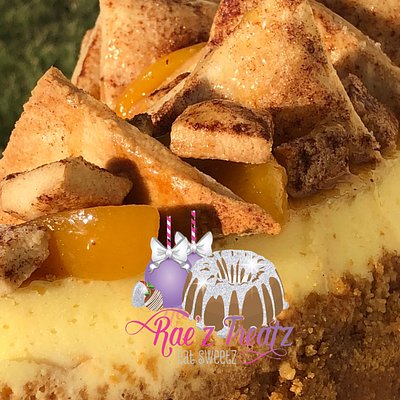 Peach Cobbler Cheesecake 