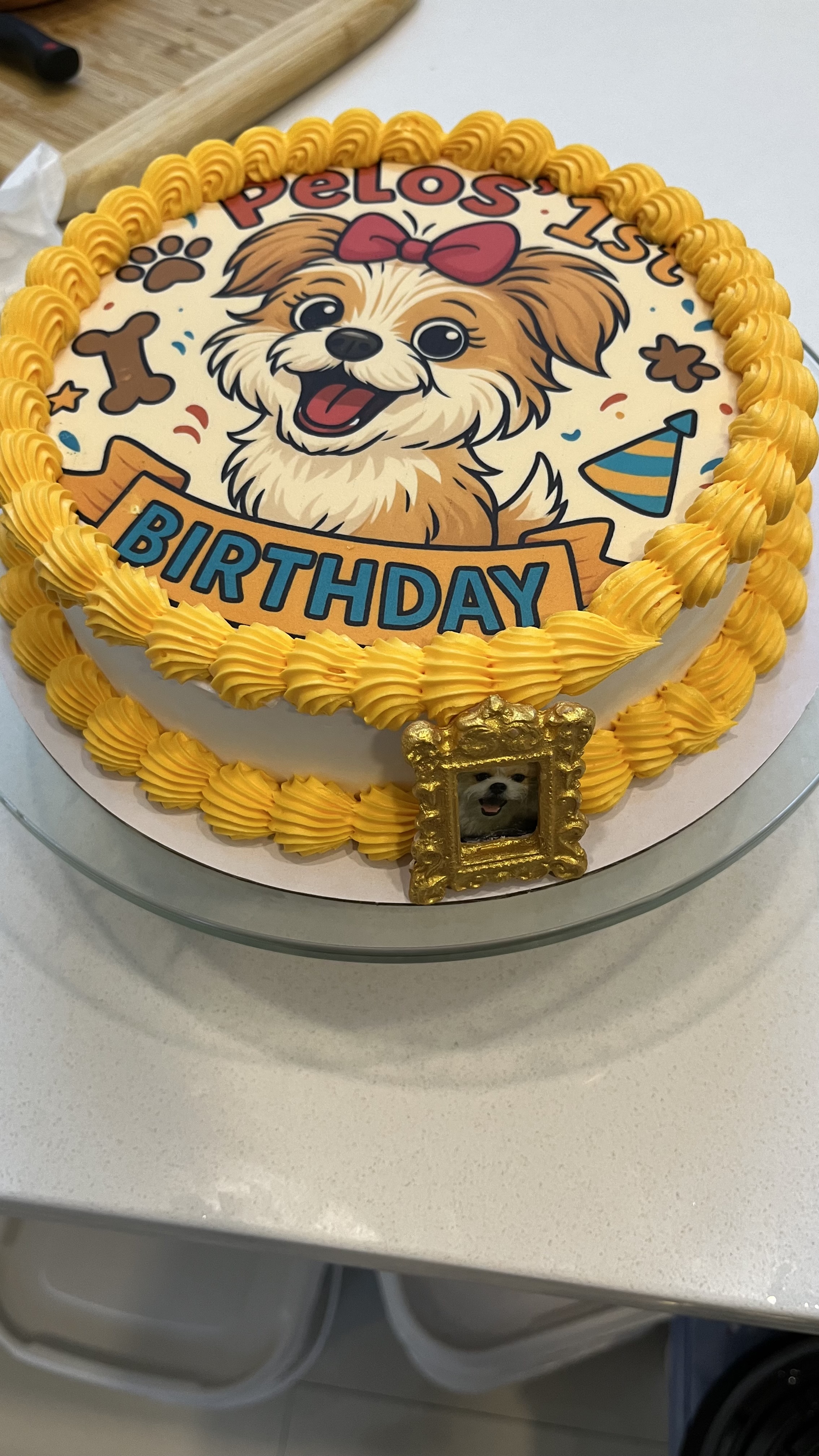 8” Single Layer Round Cake -serves 12-14