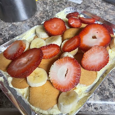 Strawberry Banana Pudding Pan 