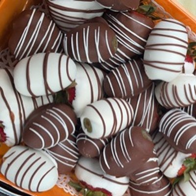 Mixed Chocolate Covered Fruit Bowl-Large