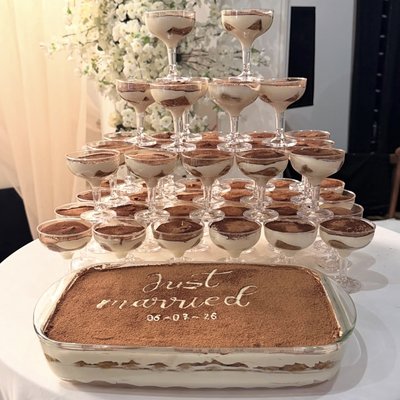 75-cup Tiramisu Tower 