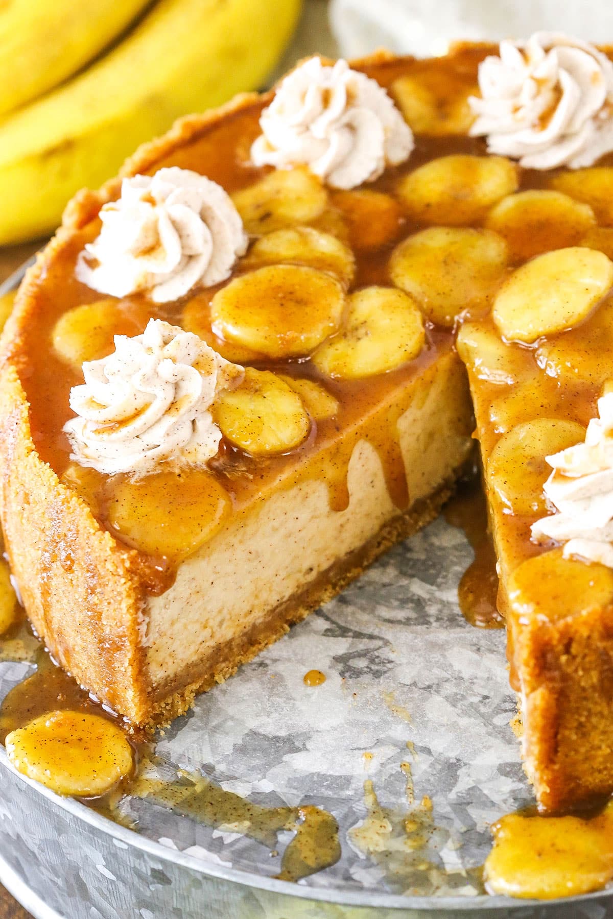 Bananas Foster Cheesecake 9inch