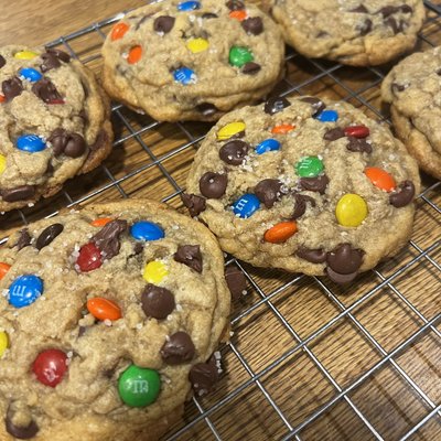 Candy Coated Cookies