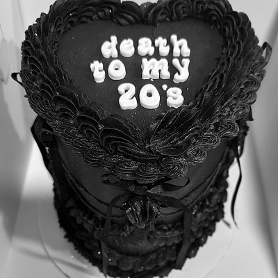 Custom 6” Heart Cake 