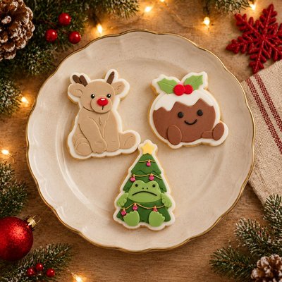 Jelly Plush Christmas Biscuit Box