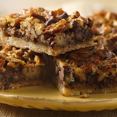 Chocolate Pecan Pie Bars 1 Dozen 
