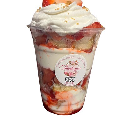 Strawberry Shortcake Cheesecake Cup