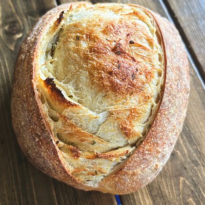 Garlic & Chive Sourdough