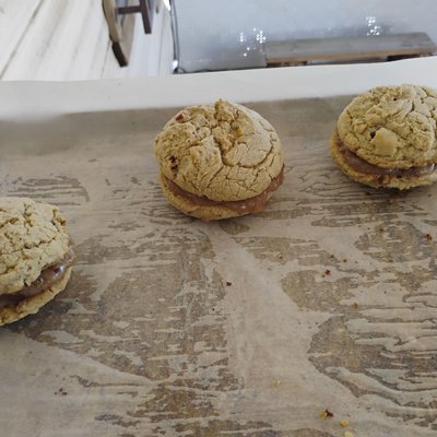 Coconut Pecan Walnut Whoopie Pies
